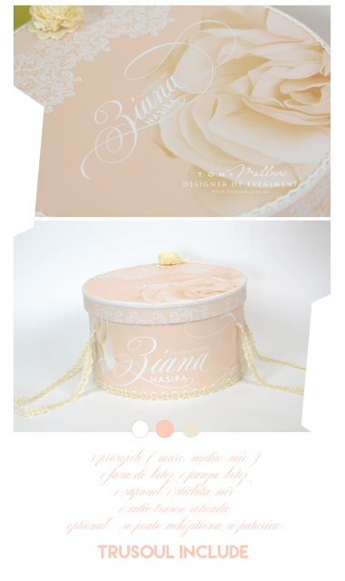 Trusou botez pentru fetite cu dantela si accesorii crosetate, Ziana 3